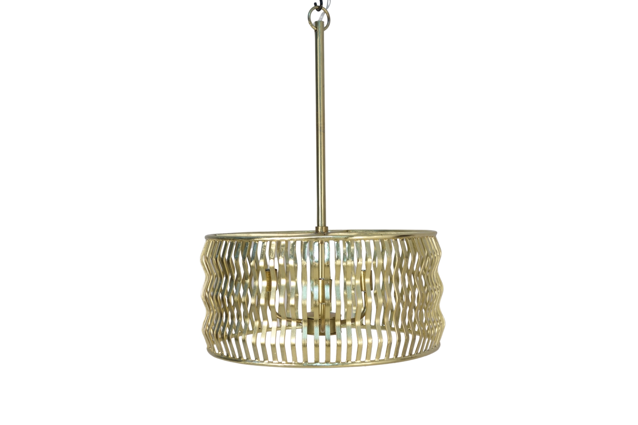 Iron wave design ceiling lamp