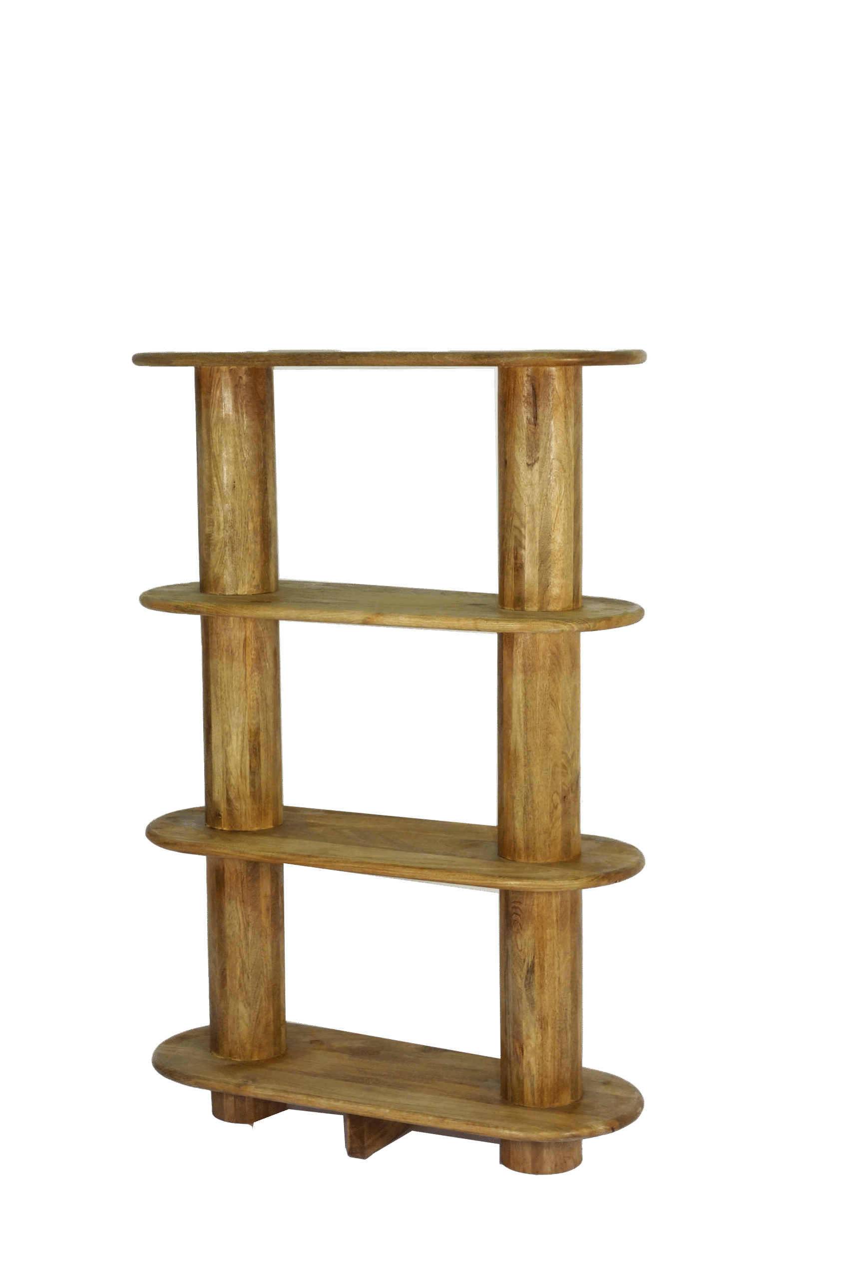 Wooden Pillar Design Shelf