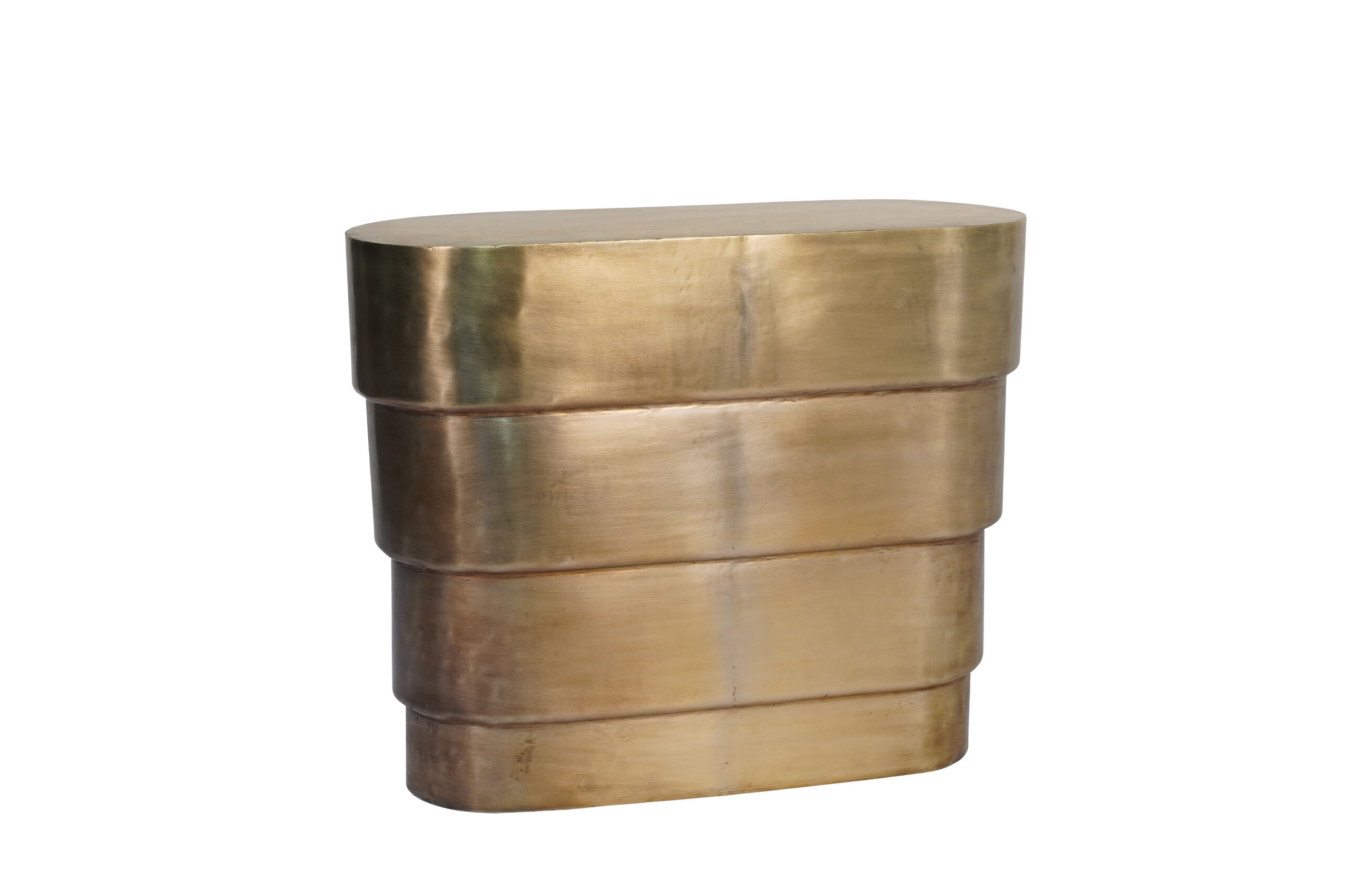Iron forged sheet console with step design