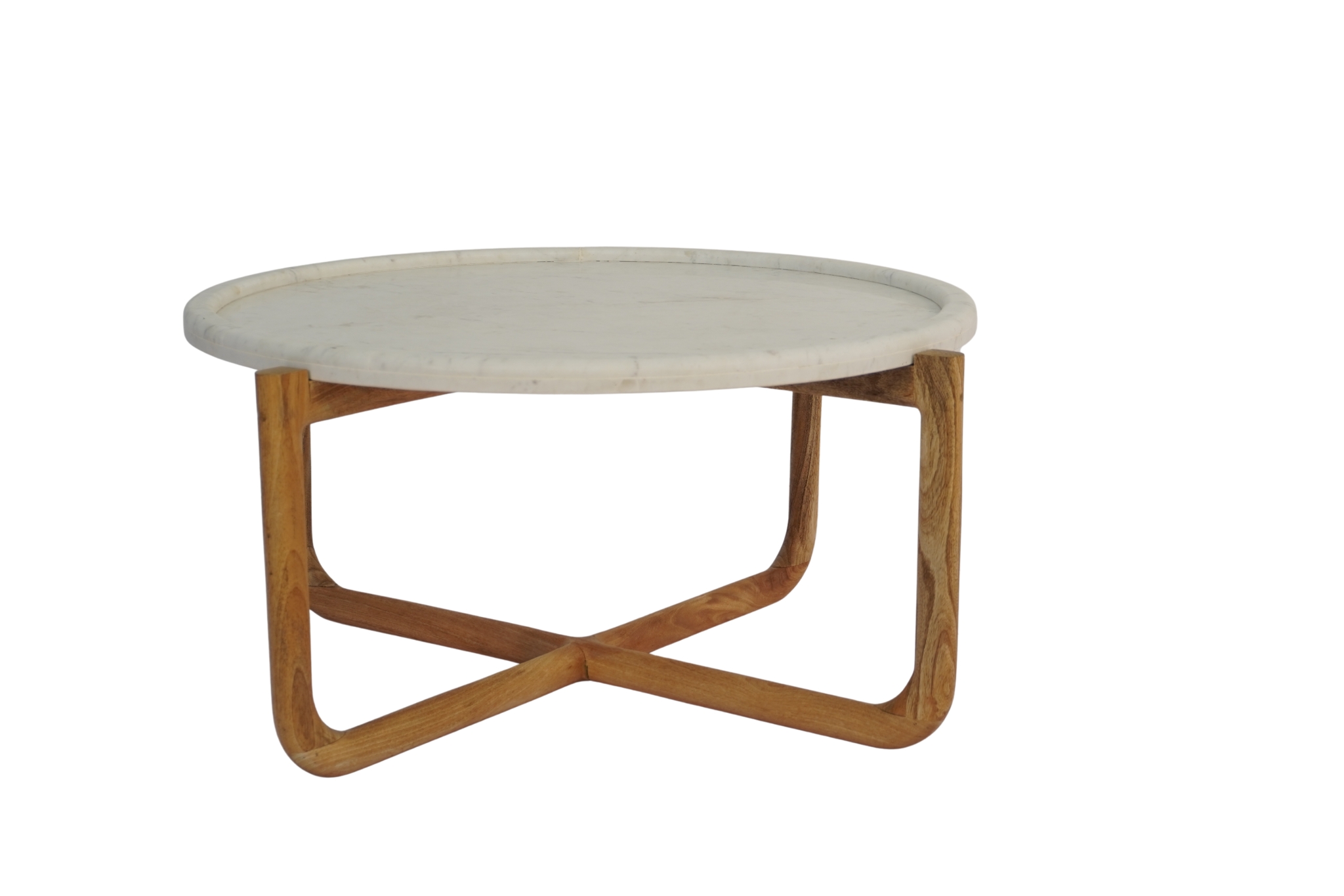 Wooden base Marble tray top Coffee Table