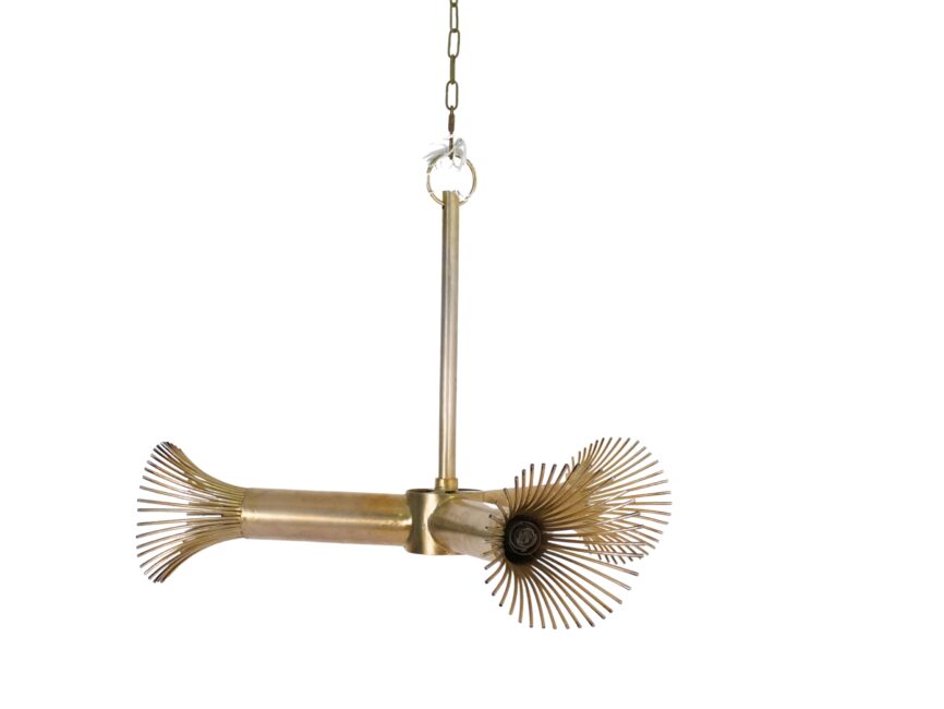 Iron 3 light Wire Lamp