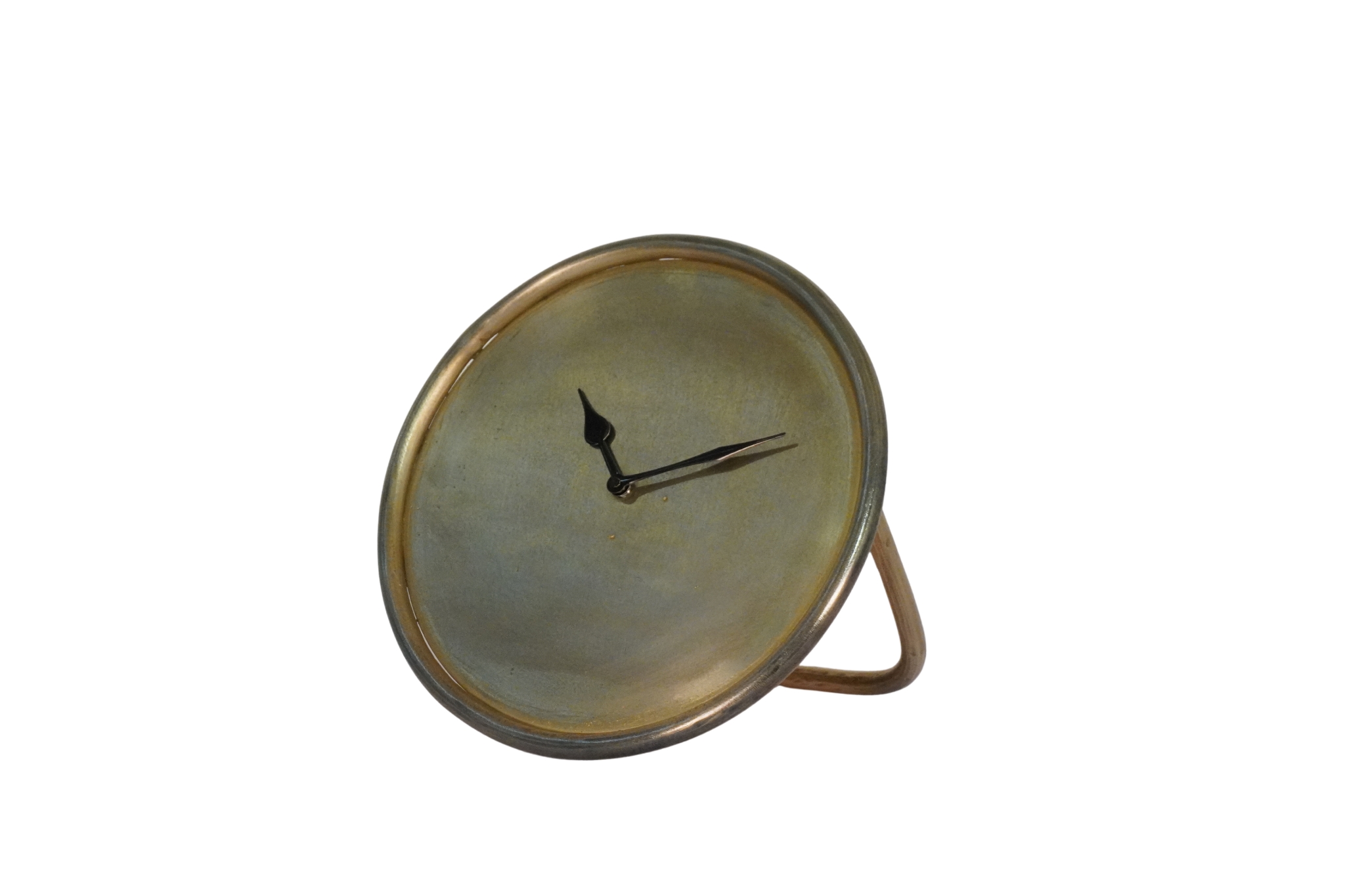 Iron disc design clock
