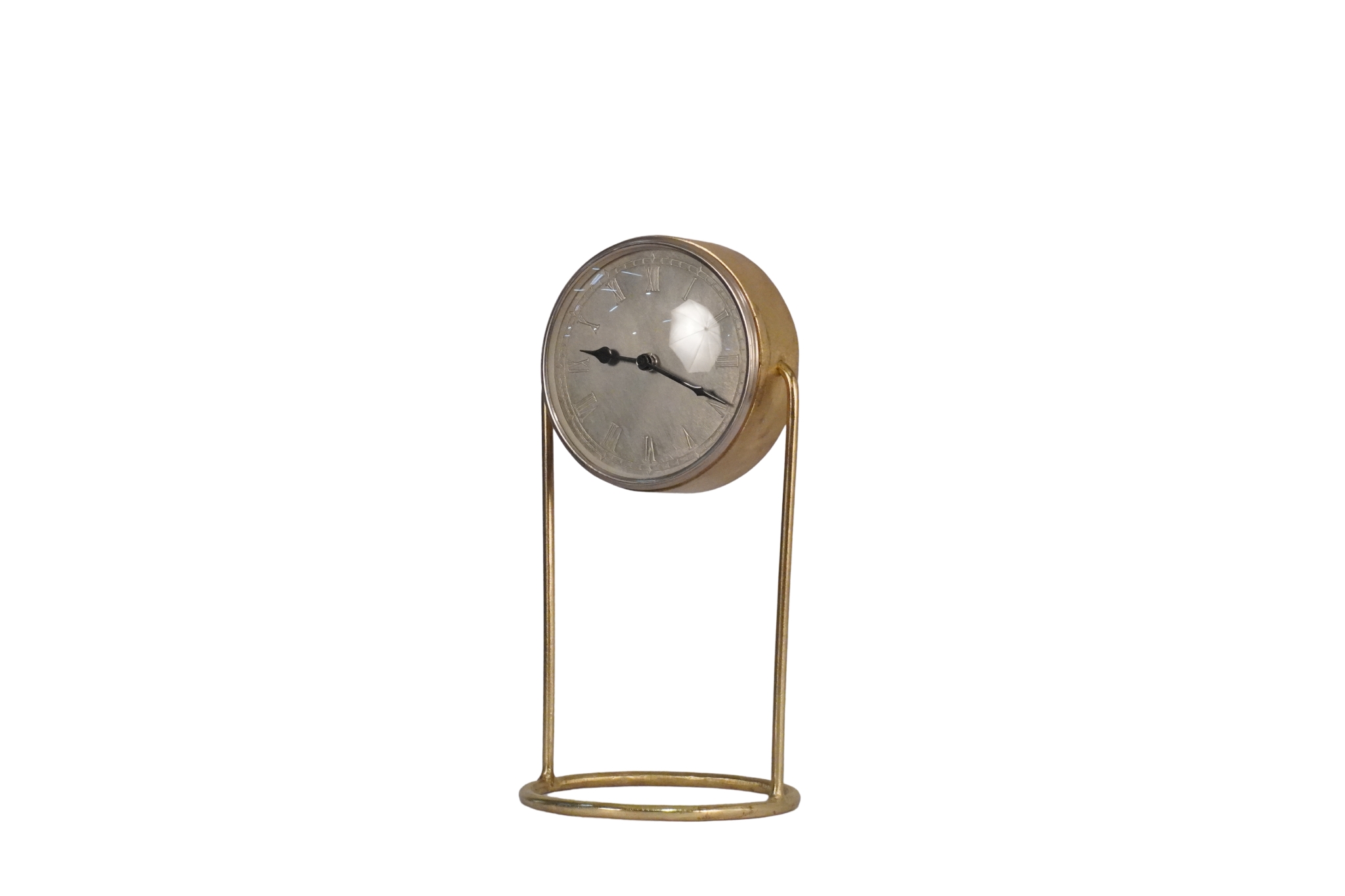 Iron forged ring design tall clock