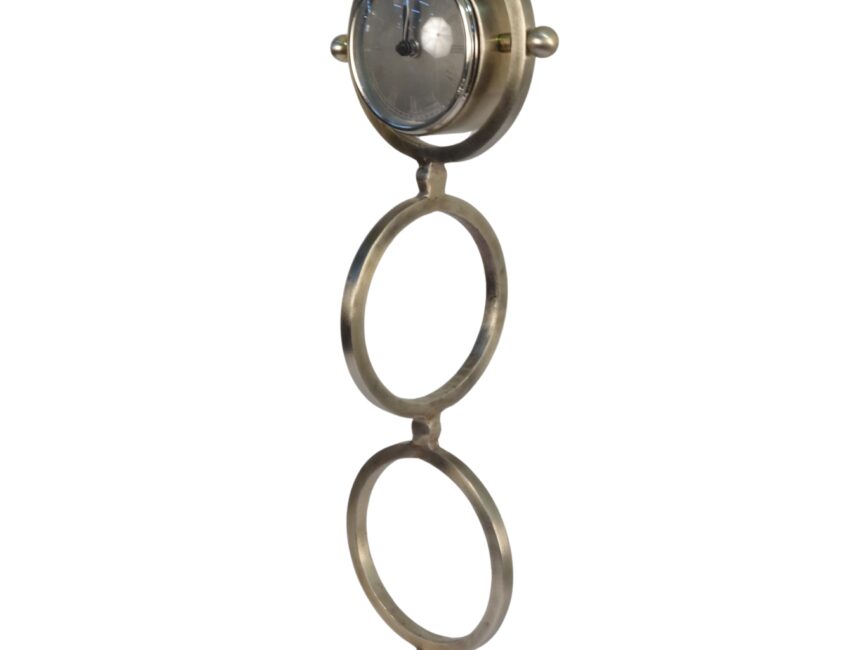 Iron tall multi ring design clock