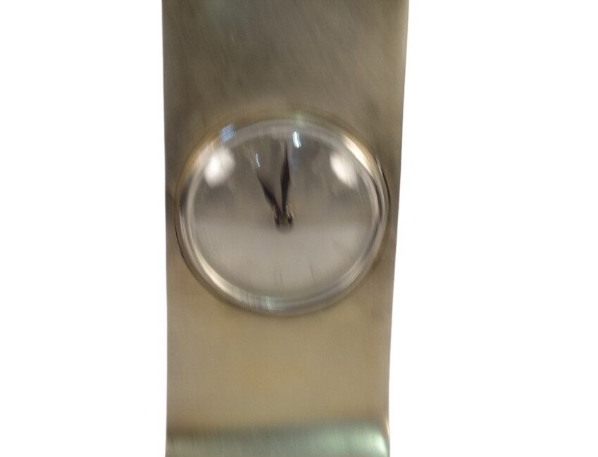 Iron forged panel design clock